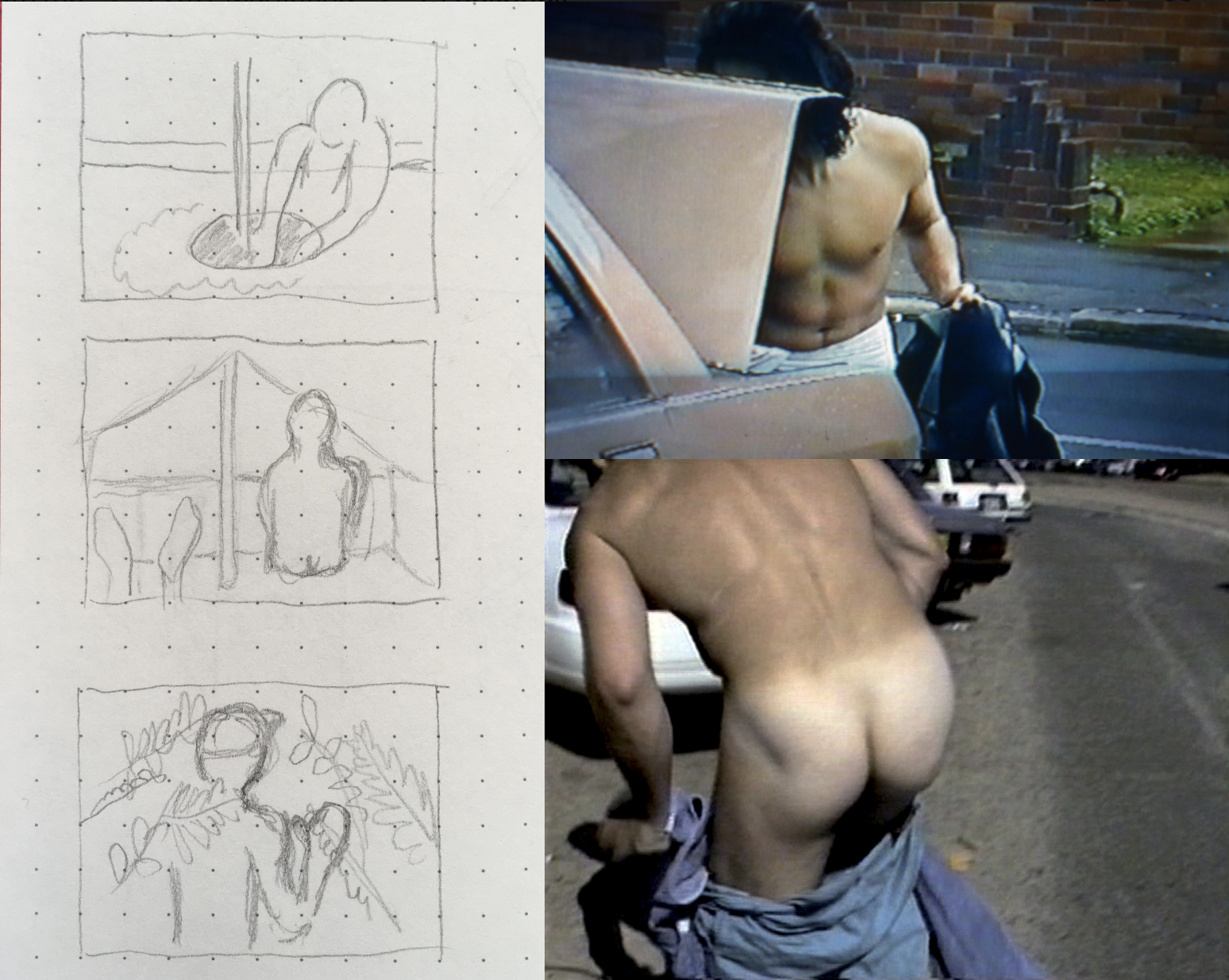 From our moodboard: sketches and inspiration